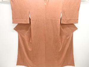 縮緬地一つ紋鮫小紋着物